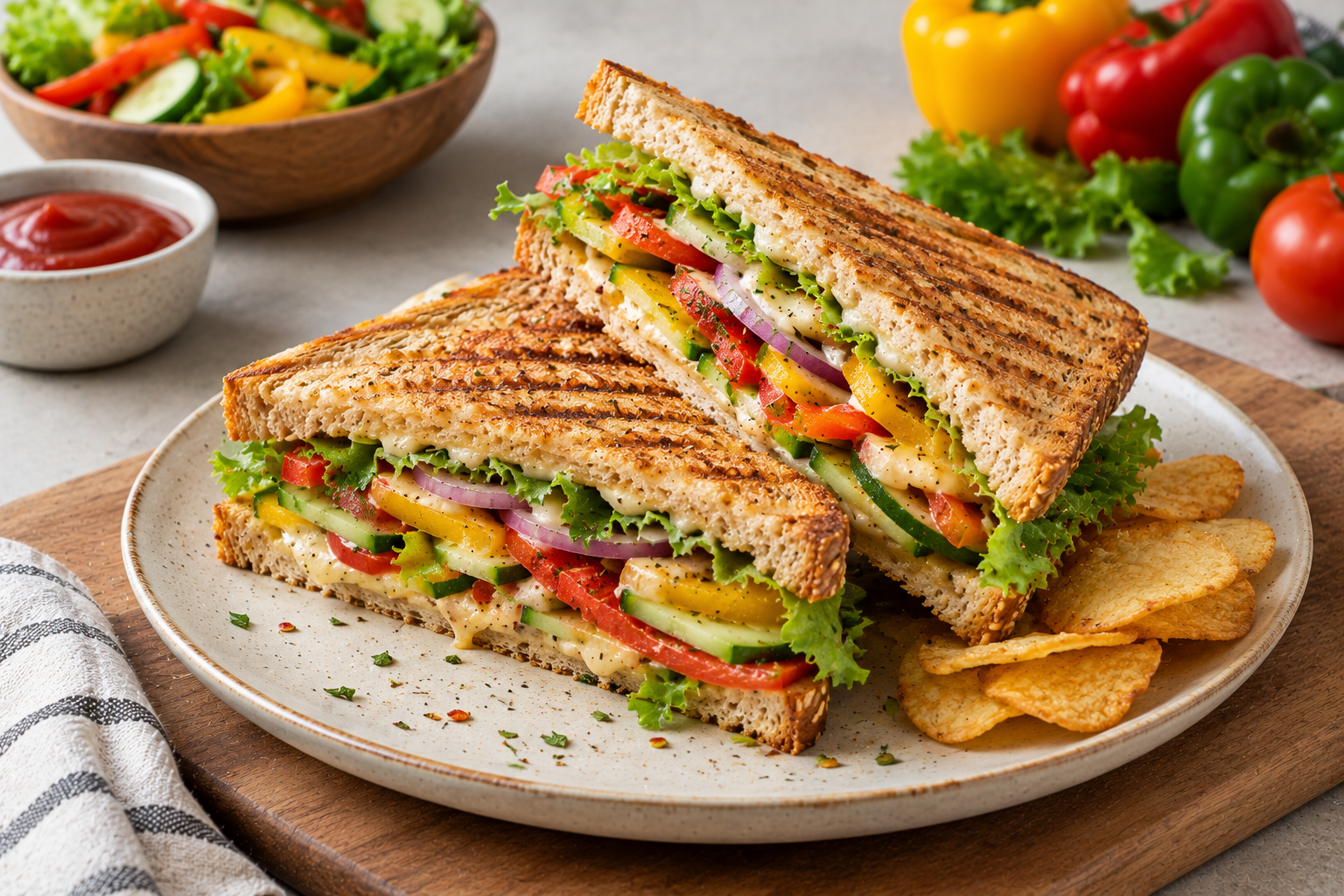 Grilled Veg Sandwich